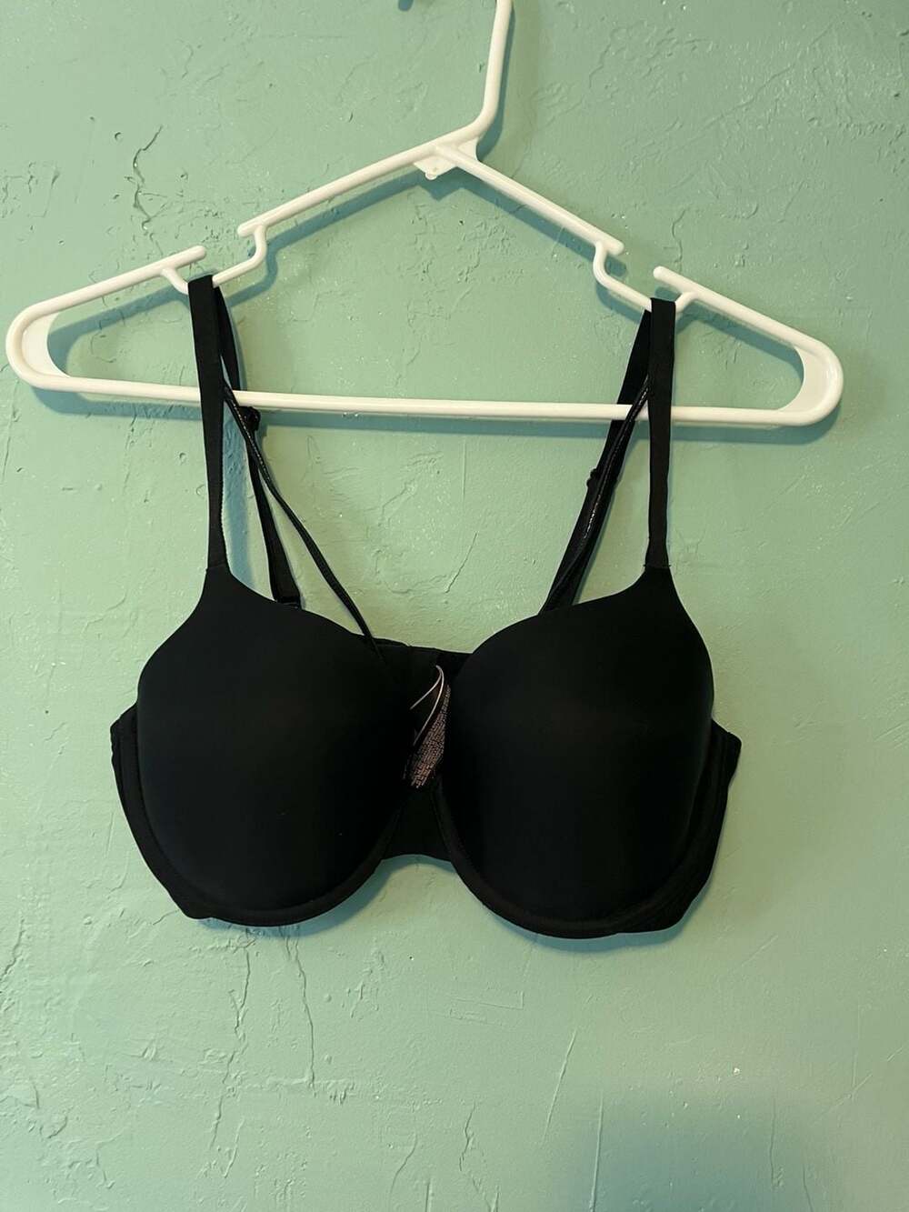 Victoria's Secret Lined Perfect Coverage Bra 36C Black